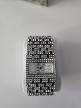 Michael Kors Silver Crystal Pavé Bracelet Watch